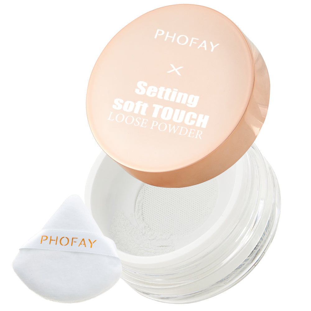 PHOFAY Soft Touch Loose Powder – Long-Lasting, Lightweight & Flawless Finish