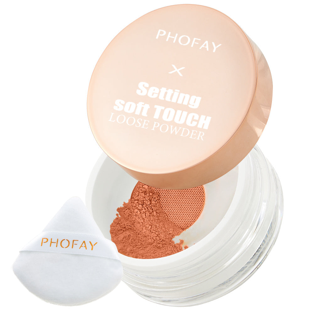 PHOFAY Soft Touch Loose Powder – Long-Lasting, Lightweight & Flawless Finish