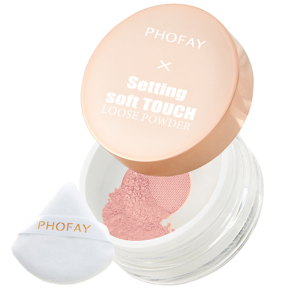 PHOFAY Soft Touch Loose Powder – Long-Lasting, Lightweight & Flawless Finish