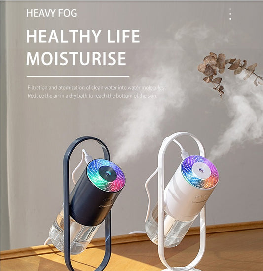 Magic Shadow Ultrasonic Humidifier | Projection Night Light & Mini Air Purifier – Perfect for Home, Car & Office